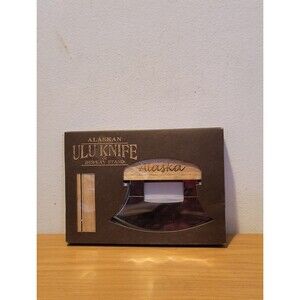 Alaska Alaskan Ulu Knife Map Etched Blade And Handle. Perfect Gift!